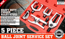 5Pc Front End Service Kit Pitman Arm Tie Rod Bearing Puller Ball Joint Separator-2
