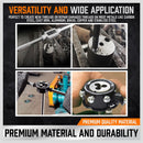 60Pc Tap And Die Set Metric Imperial Screw Screwdriver Thread Drill Pitch Gauge-7