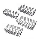 4Pc Pegboard Baskets Set Storage Bins Peg Board Organizer 4 Size Display Hangers-1