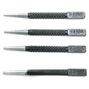 4Pc Nail Punch Set Heavy Duty Solid Steel Hole Punching Leather Gasket 0.8-3.2mm-1