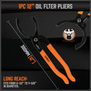 5Pc Oil Filter Wrench Set Swivel Grip Steel Belt Spanner Universal Filter Remove-5