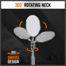 3Pc Magnetic Pick Up Tool & Swivel Inspection Mirror Telescoping Rod Heavy Duty-5