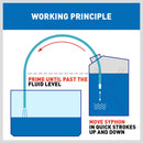 3M Self Priming Siphon Hose Water Jiggler Liquid Transfer Fuel Hose Pump Copper-5