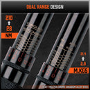 HORUSDY 3Pc 1/2" Drive Click Torque Wrench Ratchet Socket with Adaptor Extension-6