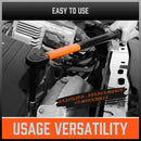 HORUSDY 3Pc 1/2" Drive Click Torque Wrench Ratchet Socket with Adaptor Extension-8