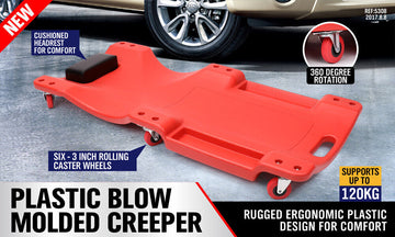 40" Garage Creeper Mechanic Trolley Laying Workshop Auto Repair Swivel Wheels - 0