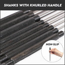 8Pc Heavy Duty Long Pin Punch Set 2.4 to 10mm Drift Roll Nail Steel Flat End New-3