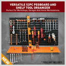 52Pc Wall Mounted Tool Storage Rack Wrench Spanner Holder Screwdriver Pliers New-4