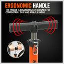 High Pressure Air Pump Bicycle Bike Alloy Floor Air Gauge Ball Balloon Nozzles-4