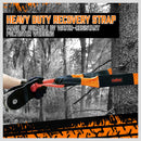 Heavy Duty Recovery Tow Strap Kit 4" x 20Ft Snatch Straps - 18T/40,000LB Break Strength for Off-Roading Recovery and Hauling-7