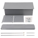 5KG 7.5L Garden Farm Automatic Food Storage Box Stand Chicken Feeder Poultry AU-6