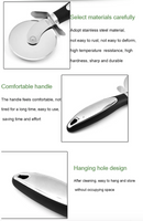 Stainless Steel Pizza Cutter Slicer-2