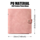 LIFEBEA 200 Pockets Photo Album for Fujifilm Instax Mini 11 12 9 40 Evo Liplay 8 7+ Instant Camera, Photo Album for Polaroid Kodak HP Zink 2x3" Photo (Pink)-2