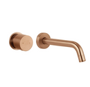 2020 shower Bath Burnished rose gold Gold Progressive Brass wall mixer tap faucet-3