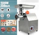 1.63HP Commercial Meat Mincer- Electric Grinder & Sausage Maker Filler 1200W-2