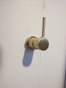 2021 New Brass Burnished Gold  round hand held SHOWER HEAD  adjust holder mixer-2