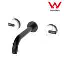 2021 New Marble Stone handle matte black wall taps 1/4 turn matte black pattern-6