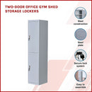 Two-Door Office Gym Shed Storage Lockers-3