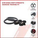 Gym Rings Hoop Gymnastic Exercise Training Fit-3