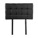 PU Leather Single Bed Deluxe Headboard Bedhead - Black-4