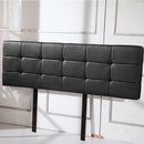 PU Leather King Bed Deluxe Headboard Bedhead - Black-5