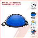 Gym Balance Core Ball with Resistance Strap-3