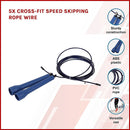 5x Cross-Fit Speed Skipping Rope Wire-3