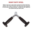 Randy & Travis Rubber-Coated Tricep Pushdown Bar Attachment-7