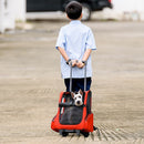 Dog Pet Safety Transport Carrier Backpack Trolley-2