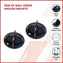 Pair of Wall Cross Anchor Mounts-3