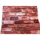10m 3D Red Brick Print Theme Wallpaper-1