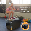 3 IN 1 Foam Plyo Games Plyometric Jump Box-8