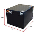 3 IN 1 Foam Plyo Games Plyometric Jump Box-13