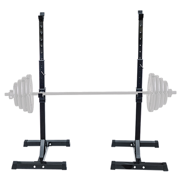 Pair of Adjustable Squat Rack Sturdy Steel Barbell Bench Press Stands GYM/HOME