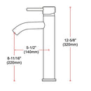 Tall Basin Mixer Tap Faucet -Kitchen Laundry Bathroom Sink-12