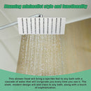 200mm Shower Head Square 304SS Polished Chrome Finish-5