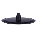 200mm Shower Head Round 304SS Electroplated Matte Black Finish-9