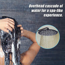 200mm Shower Head Round 304SS Electroplated Matte Black Finish-10