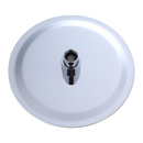 200mm Shower Head Round 304SS Polished Chrome Finish-4
