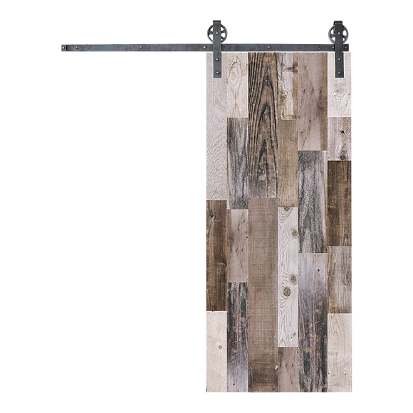 2M Big Spoke Wheel Sliding Barn Door Hardware