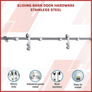 Sliding Barn Door Hardware Stainless Steel-3