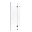 90 x 200cm Wall to Wall Frameless Shower Screen 10mm Glass By Della Francesca-1