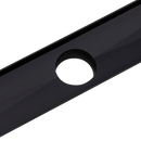 900mm Bathroom Shower Black Grate Drain w/Centre outlet Floor Waste Square Pattern-4