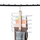 Pants Clothes Coat Hanger Non-slip Magic Space Saver Closet Organizer Rack-6