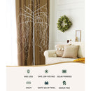 2.1M Christmas Tree 600 LED Solar Jingle Jollys-3