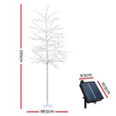 2.1M Christmas Tree 480 LED Solar Jingle Jollys-2