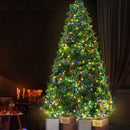 Jingle Jollys Christmas Tree 2.1m Xmas Tree Decoration 8 Light Mode Multi Colour-8