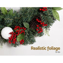 Jingle Jollys 2FT 60CM Christmas Wreath with Decor Xmas Tree Decoration-6