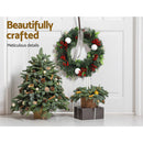 Jingle Jollys 2FT 60CM Christmas Wreath with Decor Xmas Tree Decoration-7