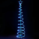 2.4M Christmas Tree LED Solar Motif Lights Jingle Jollys-1